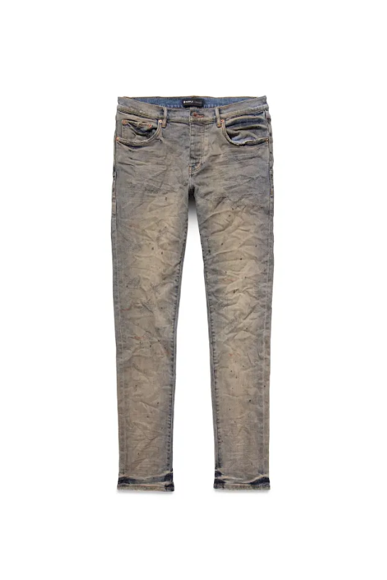 Purple Brand Indigo Oil Repair Skinny Jeans